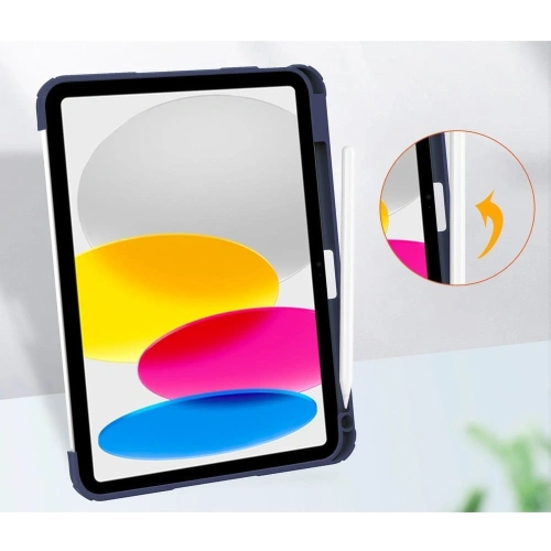 Kup Etui Bizon Case Tab Clear Matt do Apple iPad 10 10.9 2022 tmavě modré - BIZ39 - {ean13} - Sklep Home Screen
