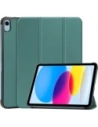 Etui Bizon Case Tab Croc do Apple iPad 10 10.9 2022 tmavě zelené