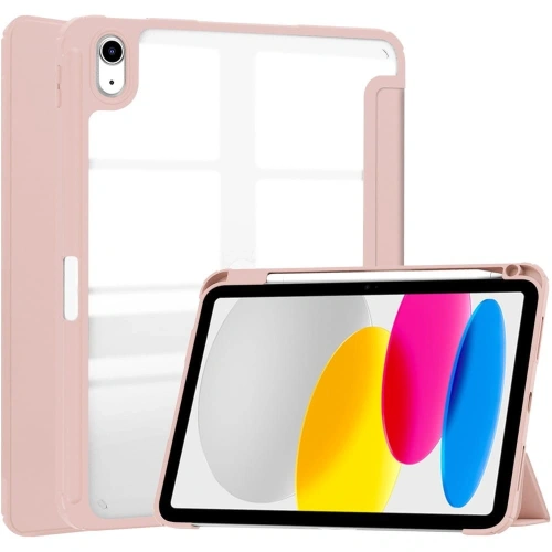 Kup Etui Bizon Case Tab Clear Matt do Apple iPad 10 10.9 2022 różowozłote - BIZ41 - {ean13} - Sklep Home Screen
