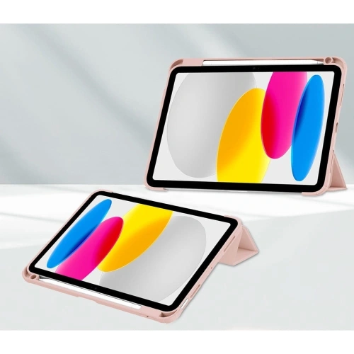 Kup Etui Bizon Case Tab Clear Matt do Apple iPad 10 10.9 2022 różowozłote - BIZ41 - {ean13} - Sklep Home Screen