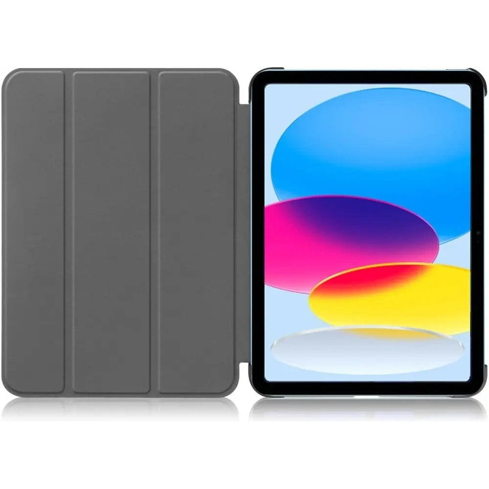 Etui Bizon Case Tab Croc do Apple iPad 10 10.9 2022 ciemnozielone