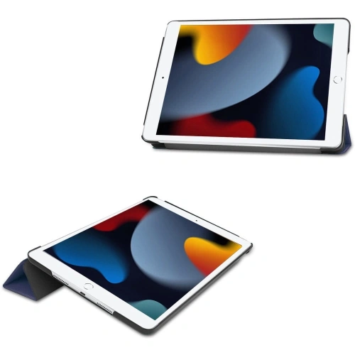 Kup Bizon Case Tab Croc Apple iPad 9/8/7 10.2 2021/2020/2019 albastru închis - BIZ42 - {ean13} - Sklep Home Screen