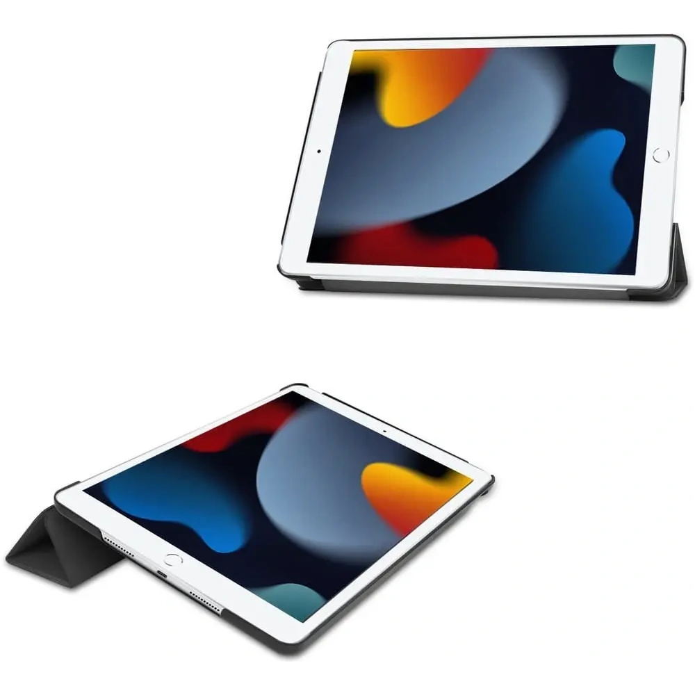 Etui Bizon Case Tab Croc do Apple iPad 9/8/7 10.2 2021/2020/2019 czarne