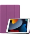 Bizon Case Tab Croc Apple iPad 9/8/7 10.2 2021/2020/2019 violet închis