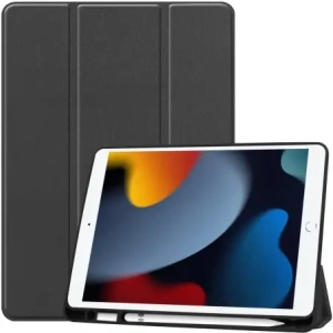 Kup Bizon Case Tab Lizard Apple iPad 9/8/7 10.2 2021/2020/2019 negru - BIZ46 - {ean13} - Sklep Home Screen