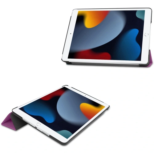 Kup Bizon Case Tab Croc Apple iPad 9/8/7 10.2 2021/2020/2019 dunkel lila - BIZ45 - {ean13} - Sklep Home Screen