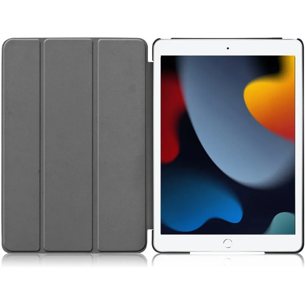 Etui Bizon Case Tab Croc do Apple iPad 9/8/7 10.2 2021/2020/2019 ciemnofioletowe