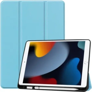 Kup Etui Bizon Case Tab Lizard do Apple iPad 9/8/7 10.2 2021/2020/2019 błękitne - BIZ47 - {ean13} - Sklep Home Screen