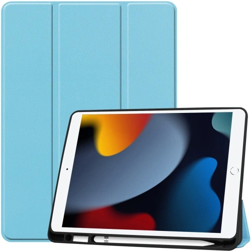 Kup Bizon Case Tab Lizard Apple iPad 9/8/7 10.2 2021/2020/2019 kék - BIZ47 - {ean13} - Sklep Home Screen