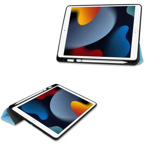 Buy Bizon Case Tab Lizard Apple iPad 9/8/7 10.2 2021/2020/2019 blue - BIZ47 - {ean13} - Home Screen Store Europe