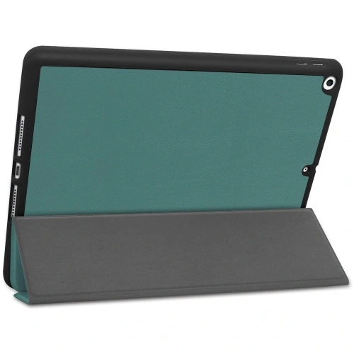 Kup Bizon Case Tab Lizard Apple iPad 9/8/7 10.2 2021/2020/2019 verde închis - BIZ48 - {ean13} - Sklep Home Screen