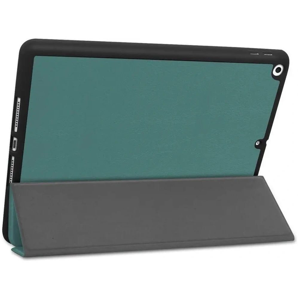 Etui Bizon Case Tab Lizard do Apple iPad 9/8/7 10.2 2021/2020/2019 ciemnozielone