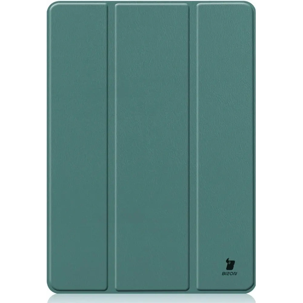 Etui Bizon Case Tab Lizard do Apple iPad 9/8/7 10.2 2021/2020/2019 ciemnozielone