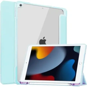 Kup Caz Bizon Tab Clar Matt Apple iPad 9/8/7 10.2 2021/2020/2019 albastru - BIZ50 - {ean13} - Sklep Home Screen
