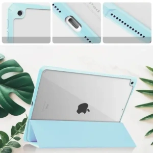 Kup Etui Bizon Case Tab Clear Matt do Apple iPad 9/8/7 10.2 2021/2020/2019 błękitne - BIZ50 - {ean13} - Sklep Home Screen