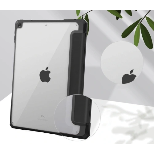 Kup Caz Bizon Tab Clear Matt Apple iPad 9/8/7 10.2 2021/2020/2019 negru - BIZ51 - {ean13} - Sklep Home Screen