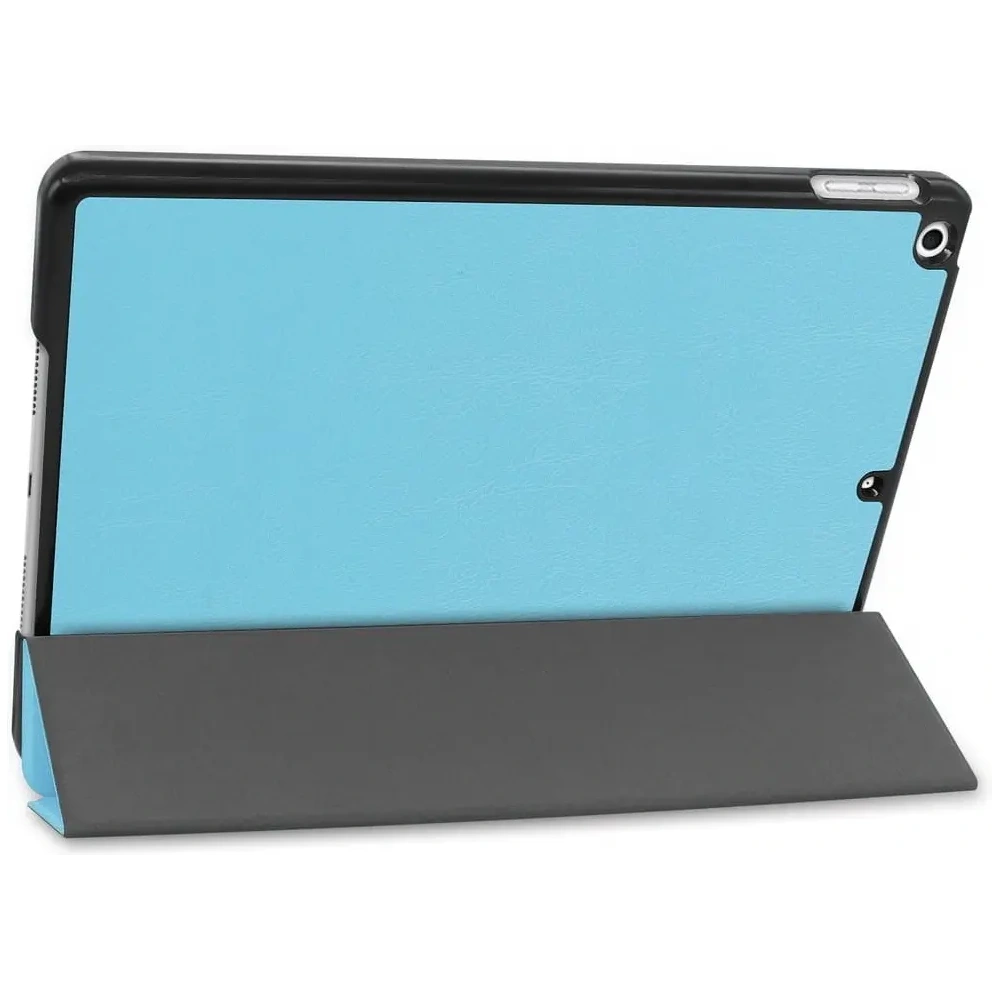 Etui Bizon Case Tab Croc do Apple iPad 9/8/7 10.2 2021/2020/2019 błękitne