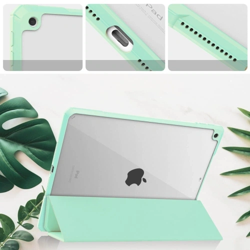 Kup Bizon Case Tab Clear Matt Apple iPad 9/8/7 10.2 2021/2020/2019 menta - BIZ53 - {ean13} - Sklep Home Screen