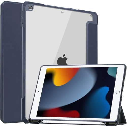 Kup Bizon Case Tab Clear Matt Apple iPad 9/8/7 10.2 2021/2020/2019 albastru marin - BIZ54 - {ean13} - Sklep Home Screen
