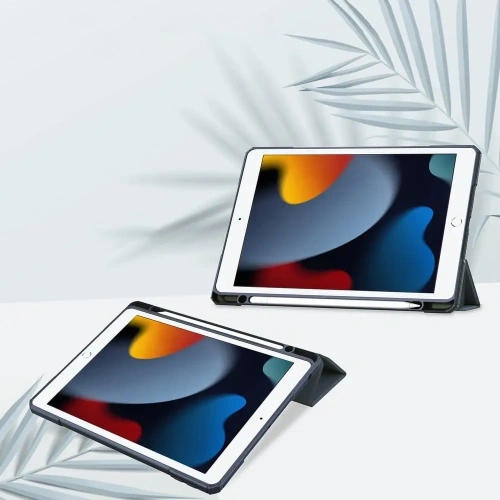 Kup Bizon Case Tab Clear Matt Apple iPad 9/8/7 10.2 2021/2020/2019 albastru marin - BIZ54 - {ean13} - Sklep Home Screen