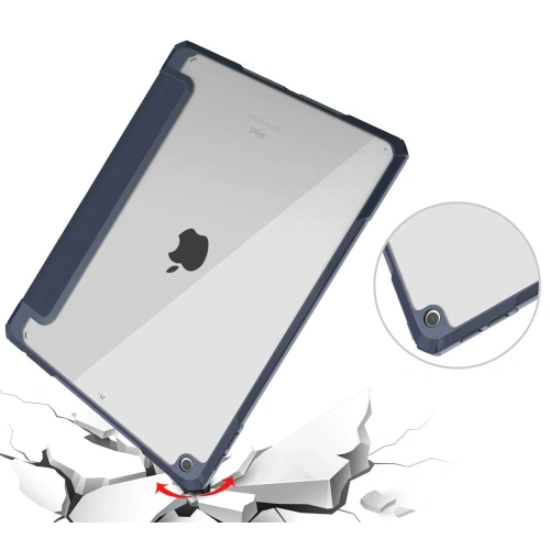 Kup Bizon Case Tab Clear Matt Apple iPad 9/8/7 10.2 2021/2020/2019 albastru marin - BIZ54 - {ean13} - Sklep Home Screen