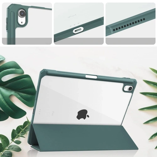 Kup Bizon Case Tab Klar Matt Apple iPad Air 6 / Air 5 / Air 4 / iPad Pro 11 2018 dunkelgrün - BIZ59 - {ean13} - Sklep Home Screen