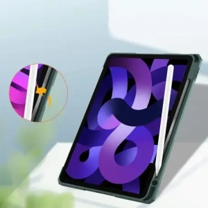 Bizon Case Tab Klar Matt Apple iPad Air 6 / Air 5 / Air 4 / iPad Pro 11 2018 dunkelgrün