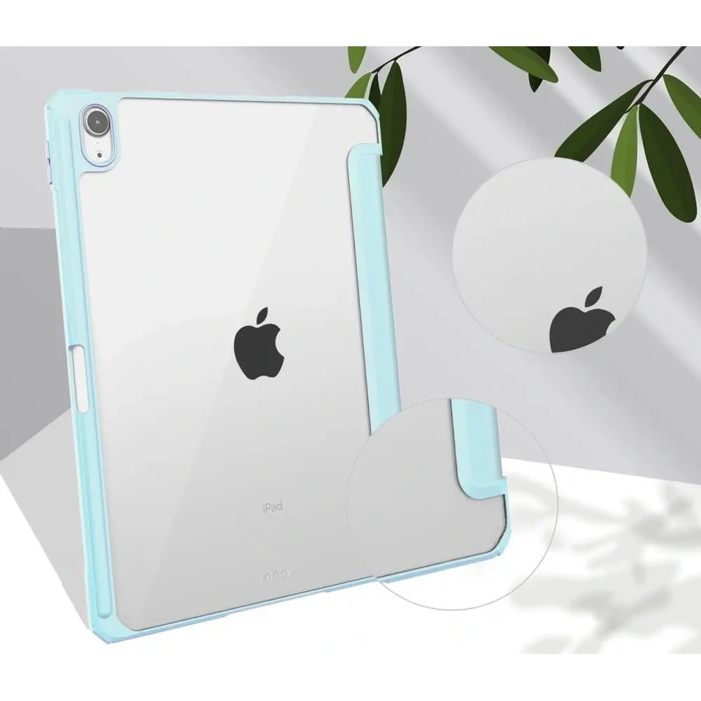 Etui Bizon Case Tab Clear Matt do Apple iPad Air 6 / Air 5 / Air 4 / iPad Pro 11 2018 błękitne