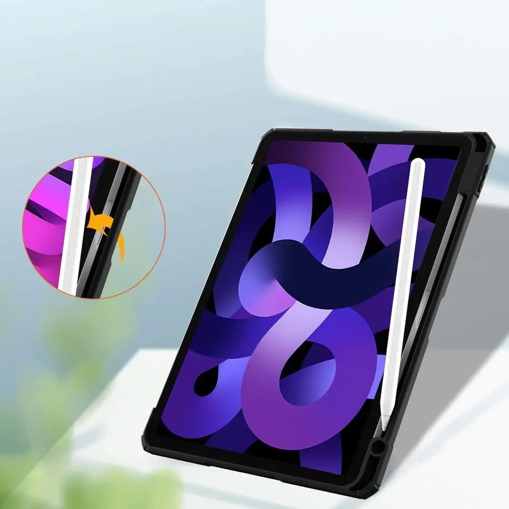 Etui Bizon Case Tab Clear Matt do Apple iPad Air 6 / Air 5 / Air 4 / iPad Pro 11 2018 czarne