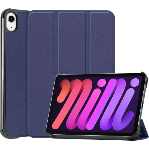 Kup Etui Bizon Case Tab Croc do Apple iPad Mini (A17 Pro) 2024 / iPad Mini 6 2021 granatowe - BIZ63 - {ean13} - Sklep Home Screen
