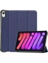 Etui Bizon Case Tab Croc do Apple iPad Mini (A17 Pro) 2024 / iPad Mini 6 2021 tmavě modré