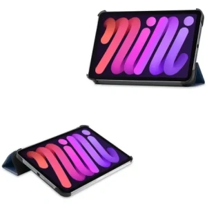 Kup Etui Bizon Case Tab Croc do Apple iPad Mini (A17 Pro) 2024 / iPad Mini 6 2021 granatowe - BIZ63 - {ean13} - Sklep Home Screen