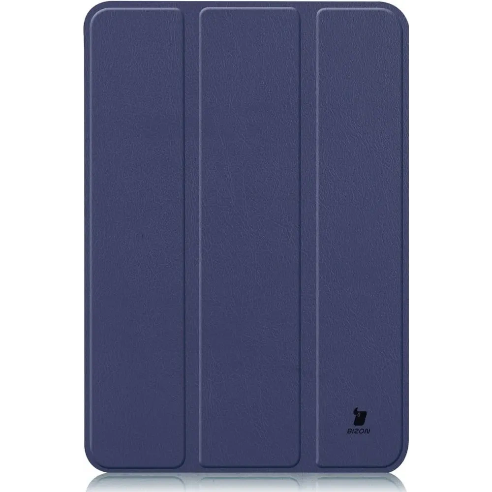 Etui Bizon Case Tab Croc do Apple iPad Mini (A17 Pro) 2024 / iPad Mini 6 2021 granatowe