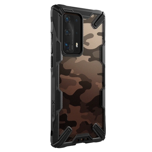 Kup Etui Ringke Fusion-X Huawei P40 Pro Camo (Moro) Black - RGK1147MOB - {ean13} - Sklep Home Screen