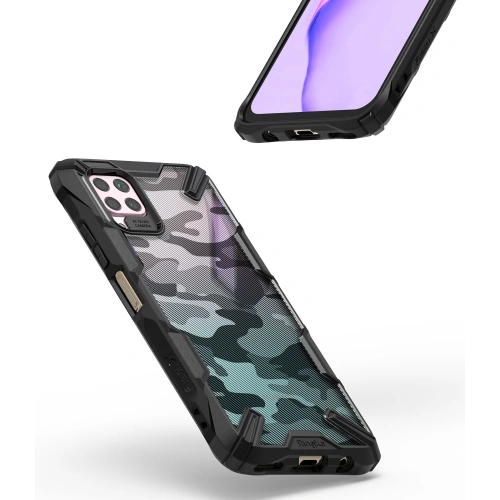 Kup Etui Ringke Fusion-X Huawei P40 Pro Camo (Moro) Black - RGK1147MOB - {ean13} - Sklep Home Screen