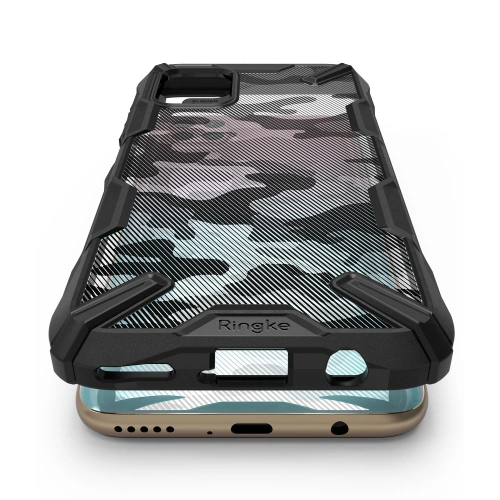 Kup Etui Ringke Fusion-X Huawei P40 Pro Camo (Moro) Black - RGK1147MOB - {ean13} - Sklep Home Screen