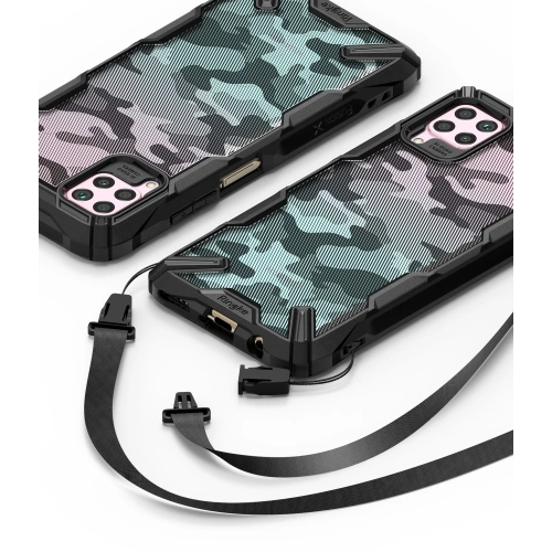 Kup Etui Ringke Fusion-X Huawei P40 Pro Camo (Moro) Black - RGK1147MOB - {ean13} - Sklep Home Screen