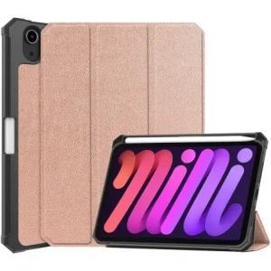 Kup Bizon Case Tab Lizard Apple iPad Mini (A17 Pro) 2024 / iPad Mini 6 2021 rózsaarany - BIZ64 - {ean13} - Sklep Home Screen