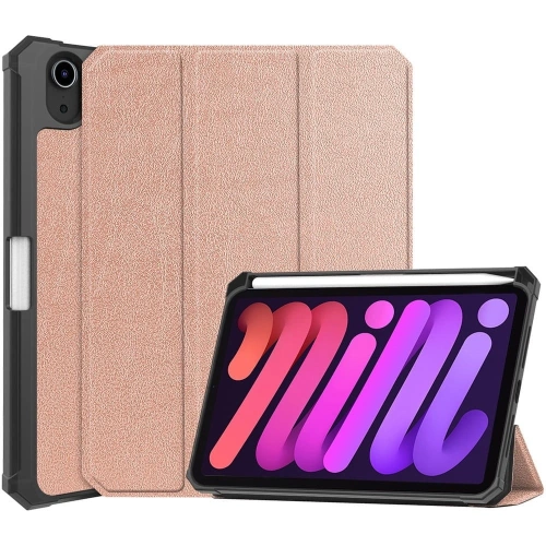 Kup Etui Bizon Case Tab Lizard do Apple iPad Mini (A17 Pro) 2024 / iPad Mini 6 2021 różowozłote - BIZ64 - {ean13} - Sklep Home Screen