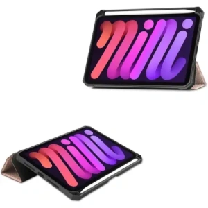Kup Bizon Case Tab Lizard Apple iPad Mini (A17 Pro) 2024 / iPad Mini 6 2021 rózsaarany - BIZ64 - {ean13} - Sklep Home Screen