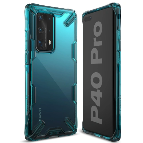 Kup Etui Ringke Fusion-X Huawei P40 Pro Turquoise Green - RGK1146GRN - {ean13} - Sklep Home Screen