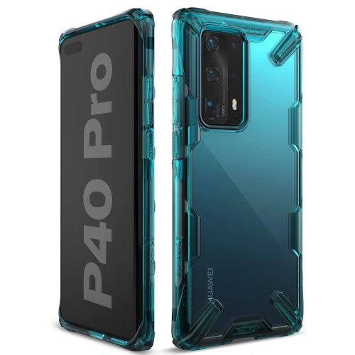 Kup Etui Ringke Fusion-X Huawei P40 Pro Turquoise Green - RGK1146GRN - {ean13} - Sklep Home Screen