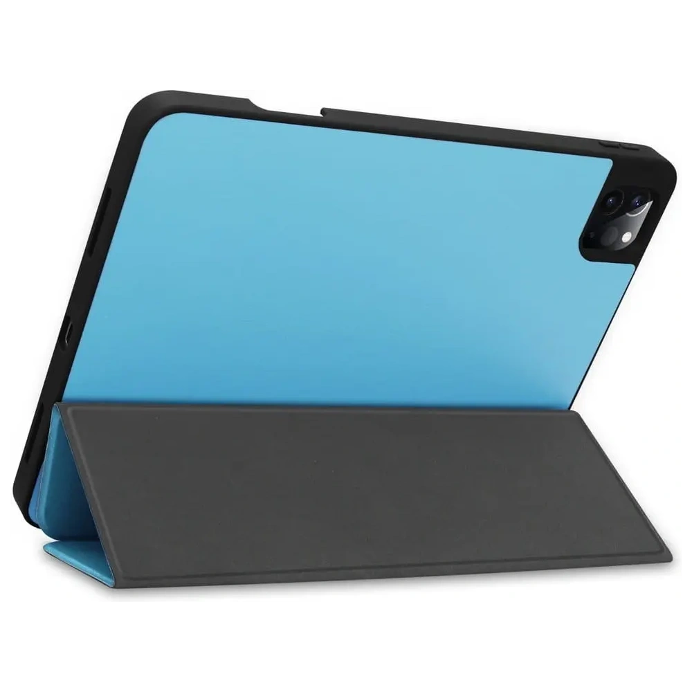 Etui Bizon Case Tab Lizard do Apple iPad Pro 11 2022/2021/2020/2018 błękitne