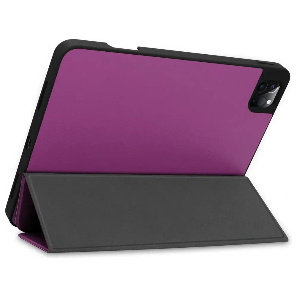 Etui Bizon Case Tab Lizard do Apple iPad Pro 11 2022/2021/2020/2018 ciemnofioletowe
