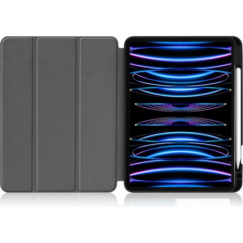 Etui Bizon Case Tab Lizard do Apple iPad Pro 11 2022/2021/2020/2018 ciemnofioletowe