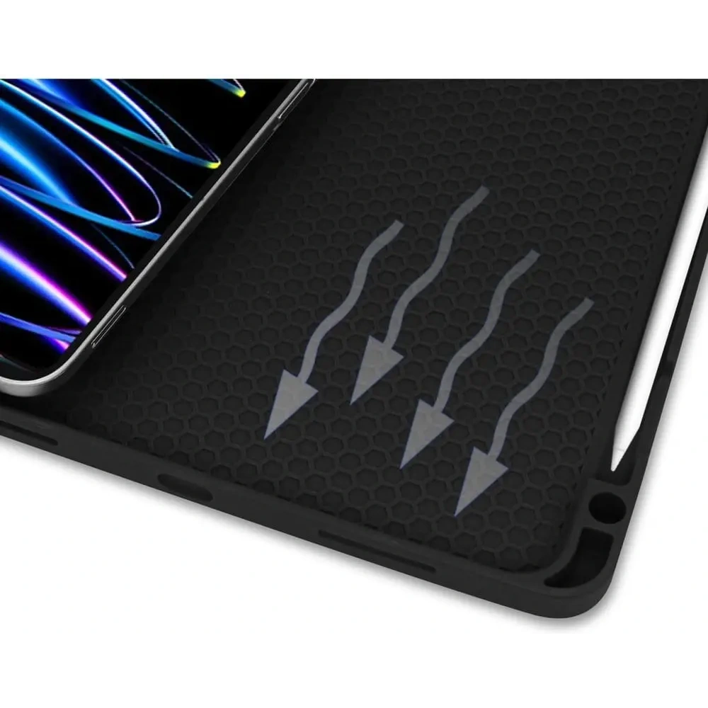 Etui Bizon Case Tab Lizard do Apple iPad Pro 11 2022/2021/2020/2018 czarne
