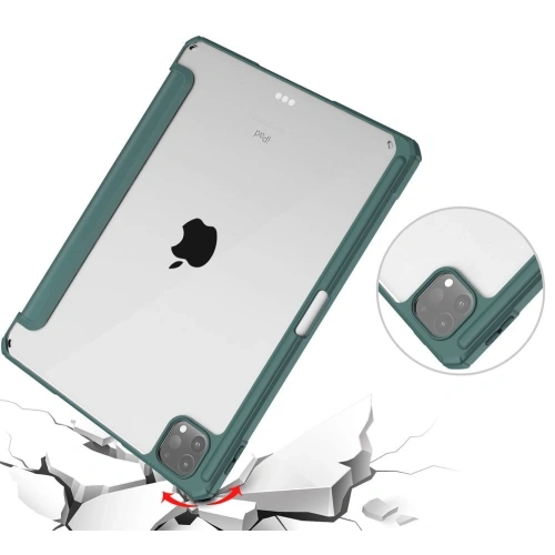 Kup Bizon Case Tab Clear Matt Apple iPad Pro 11 2022/2021/2020/2018 verde închis - BIZ69 - {ean13} - Sklep Home Screen