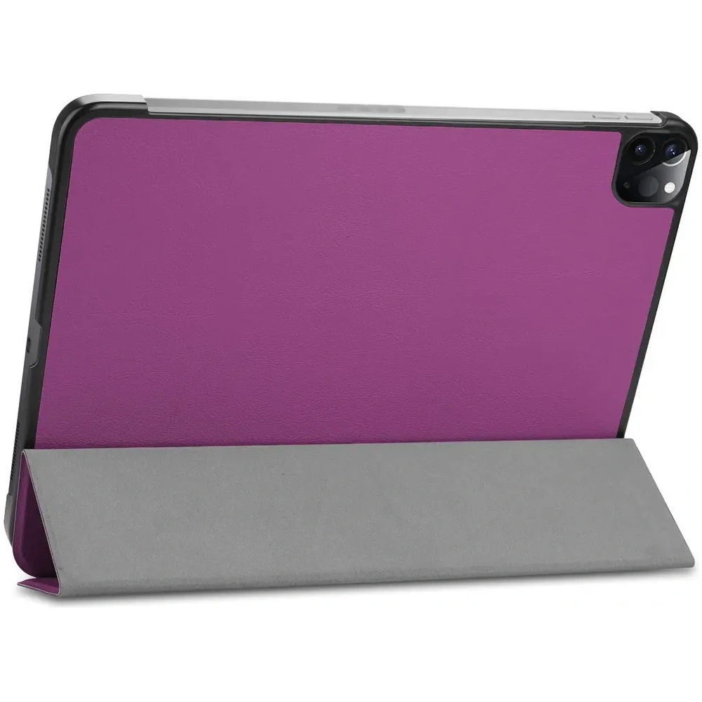 Etui Bizon Case Tab Croc do Apple iPad Pro 11 2022/2021/2020/2018 ciemnofioletowe