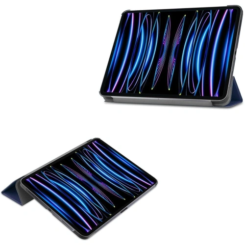 Kup Etui Bizon Case Tab Croc do Apple iPad Pro 11 2022/2021/2020/2018 granatowe - BIZ71 - {ean13} - Sklep Home Screen