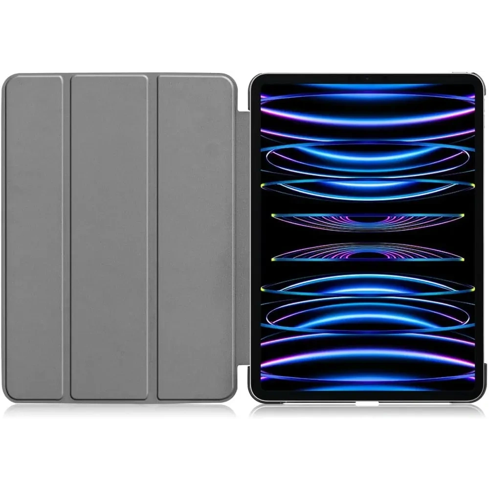 Etui Bizon Case Tab Croc do Apple iPad Pro 11 2022/2021/2020/2018 granatowe